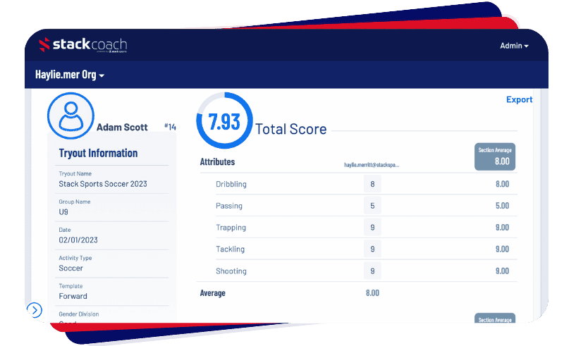 Stack Coach Scorecard